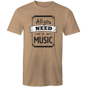 Men's All You Need Is Music T-shirt
