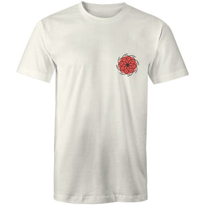 Men's Red Lotus Pocket Logo T-shirt