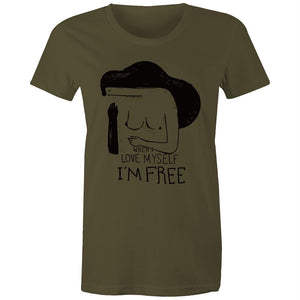 Women's When I Love Myself I'm Free T-shirt