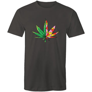Men's Geometric Hemp Leaf T-shirt