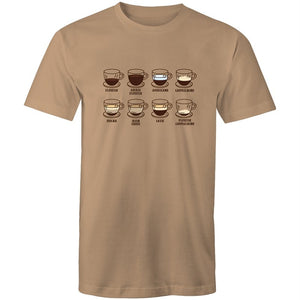 Men's Coffee Type T-shirt