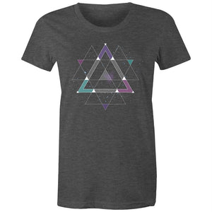 Women's Geometric Space T-shirt