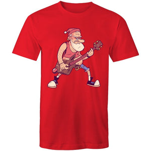 Men's Santa Christmas Rock T-shirt