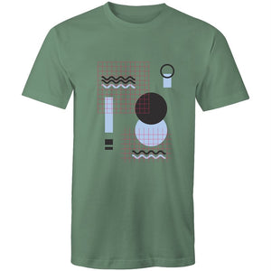 Men's Abstract Grid T-shirt