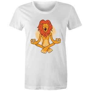 Women's Meditating Lion T-shirt