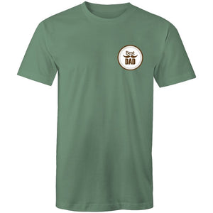 Men's Best Dad Badge T-shirt