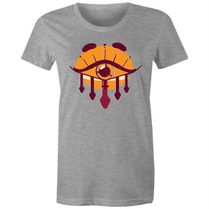 Women's Orange All Seeing Eye T-shirt