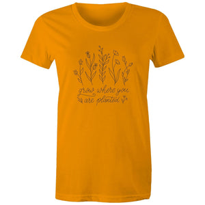 Women's Grow Where You Are Planted T-shirt