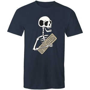 Men's Skeleton Keyboard Graphic T-shirt