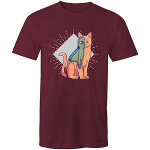 Men's Abstract Cat Alien T-shirt