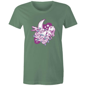 Women's Floral Dinosaurs T-shirt