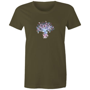 Women's Tree Of Life Watercolour T-shirt