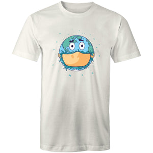 Men's Face Mask Earth T-shirt