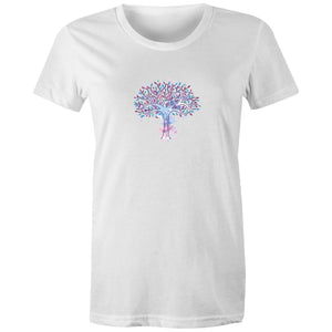 Women's Tree Of Life Watercolour T-shirt