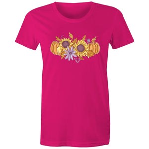 Women's Autumn Flower Bouquet T-shirt