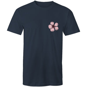 Men's Hibiscus Flower Pocket Tee