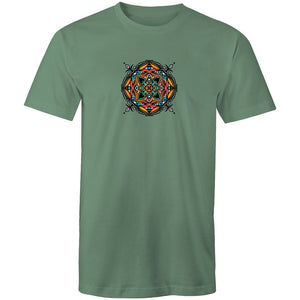 Men's Indian Mandala Pattern T-shirt