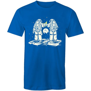 Men's Fist Bumping Astronauts T-shirt
