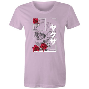 Women's Japanese Styled Skull T-shirt