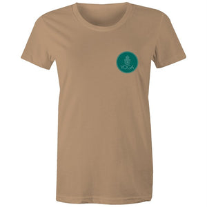 Women's Yoga Logo Pocket Print T-shirt