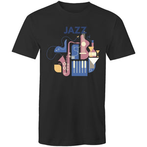 Men's Abstract Jazz Music T-shirt
