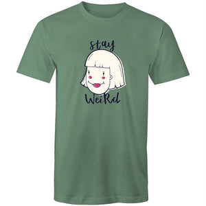Men's Stay Weird Pop T-shirt