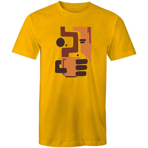 Men's Abstract Coffee T-shirt
