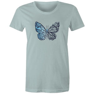 Women's Crystal Butterfly T-shirt