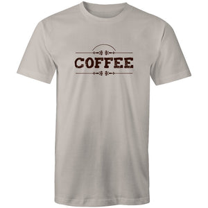 Men's Coffee Lettering T-shirt