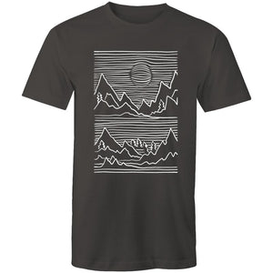 Men's Abstract Mountain Top T-shirt