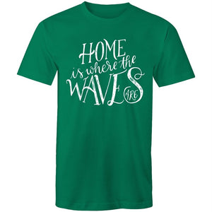 Men's Home Is Where The Waves Are T-shirt