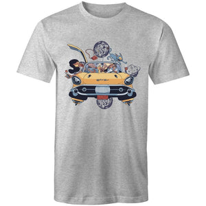 Men's Crazy Flying Car T-shirt