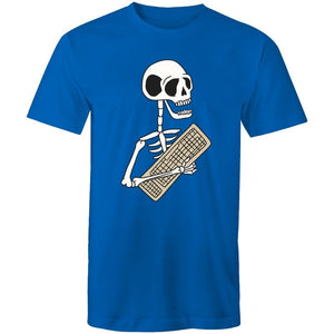 Men's Skeleton Keyboard Graphic T-shirt