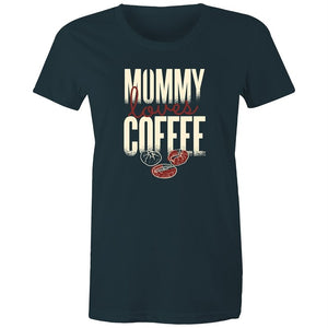 Women's Mummy Loves Coffee T-shirt
