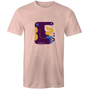 Men's Abstract Coffee Making Monster T-shirt