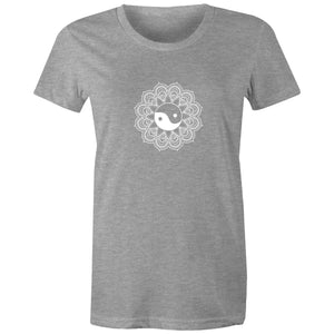 Women's Yin Yang Mandala T-shirt