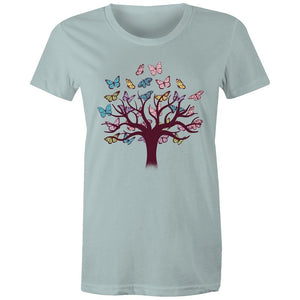 Women's Butterfly Tree Of Life T-shirt