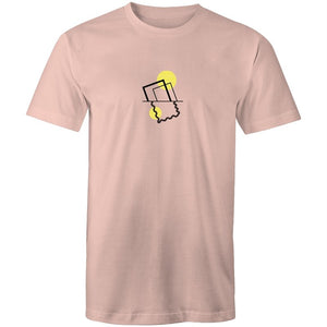 Men's Abstract Urban City Sunset T-shirt