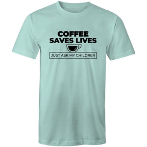 Men's Coffee Saves Lives T-shirt