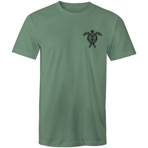 Men's Beach Turtle Pocket T-shirt