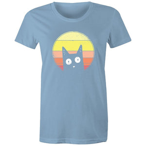 Women's Curious Cat T-shirt