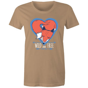 Women's Cute Wild And Free T-shirt
