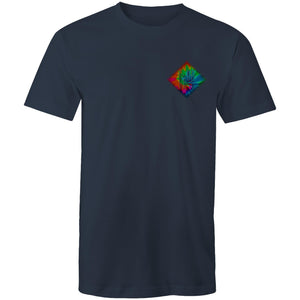 Men's Tie Dye Hippie House Pocket T-Shirt