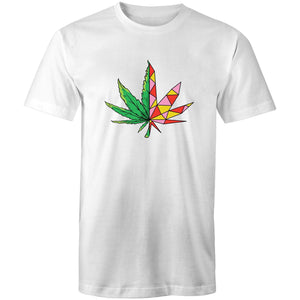 Men's Geometric Hemp Leaf T-shirt