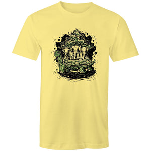 Men's Flat Earth Turtle T-shirt