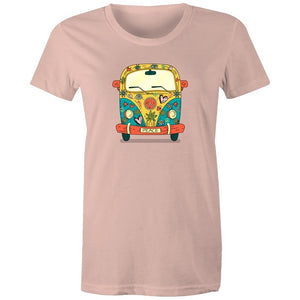 Women's Hippie Peace Van T-shirt