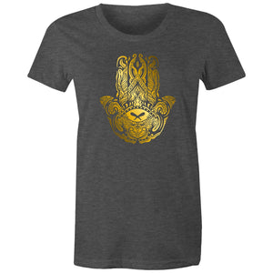 Women's Golden Hamsa Hand T-shirt