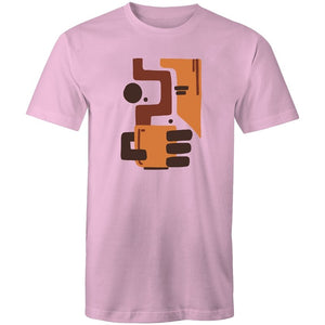 Men's Abstract Coffee T-shirt