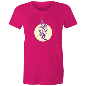 Women's Japanese Flower T-shirt