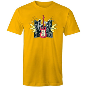 Men's Electric Guitar And Speaker T-shirt